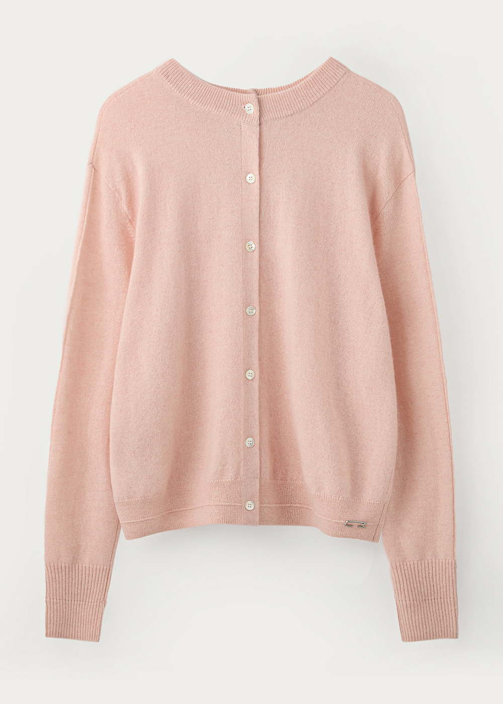 Pure cashmere two way cardigan_Pink